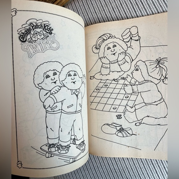 Retro Cabbage Patch Kids Coloring Book Circa 1986 - Picture 10 of 10